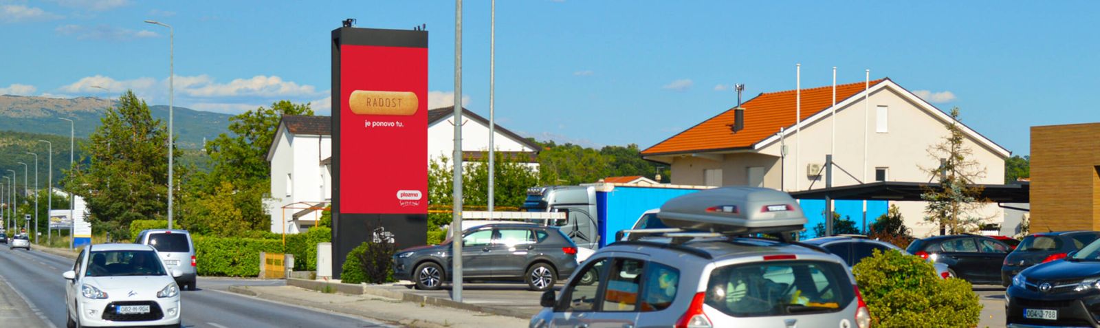 Digitalni totem kod TC Namex u Širokom Brijegu